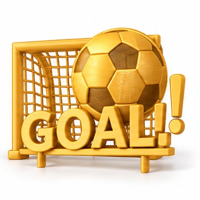 Football Goal Topper
